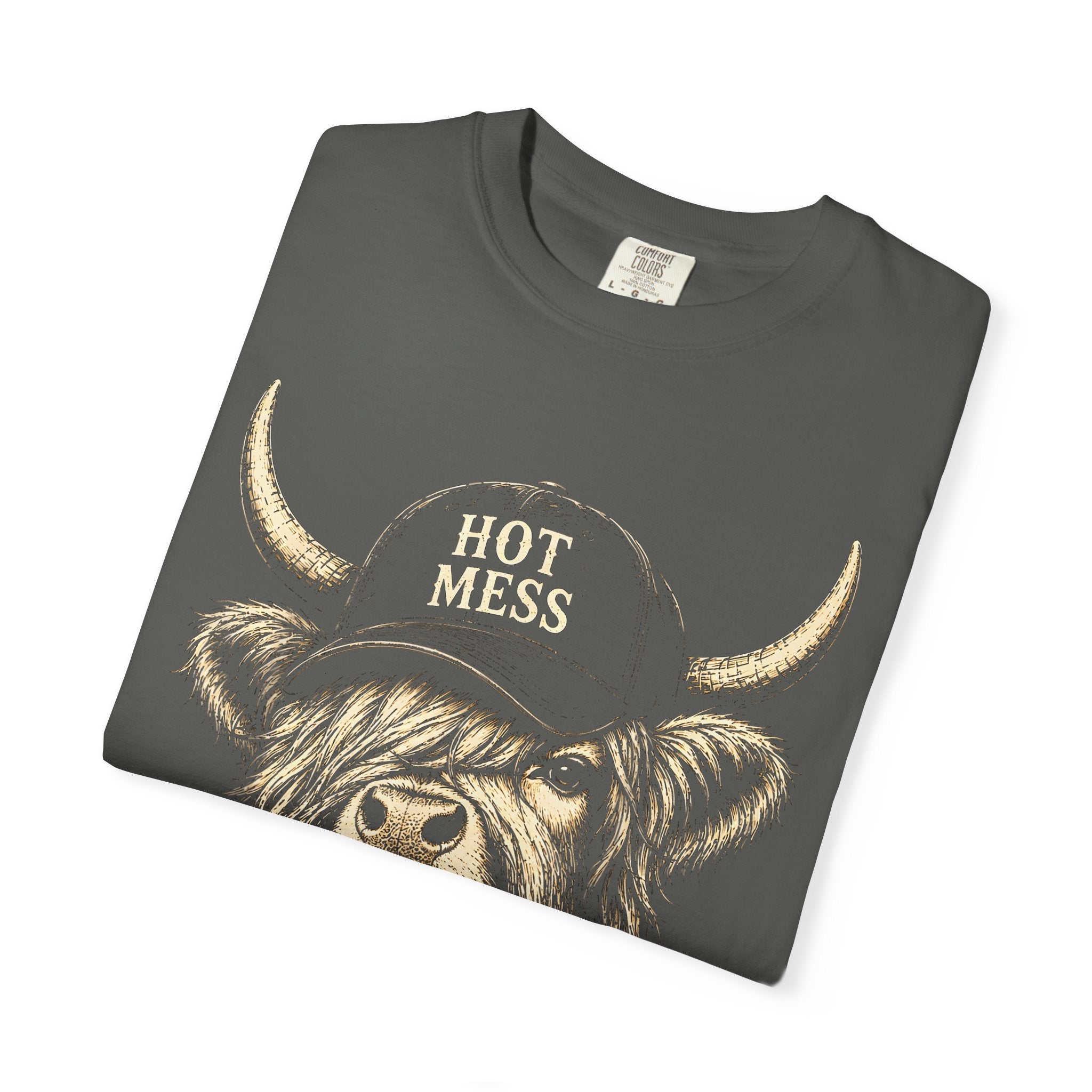 HOT MESS- Unisex Garment-Dyed T-shirt