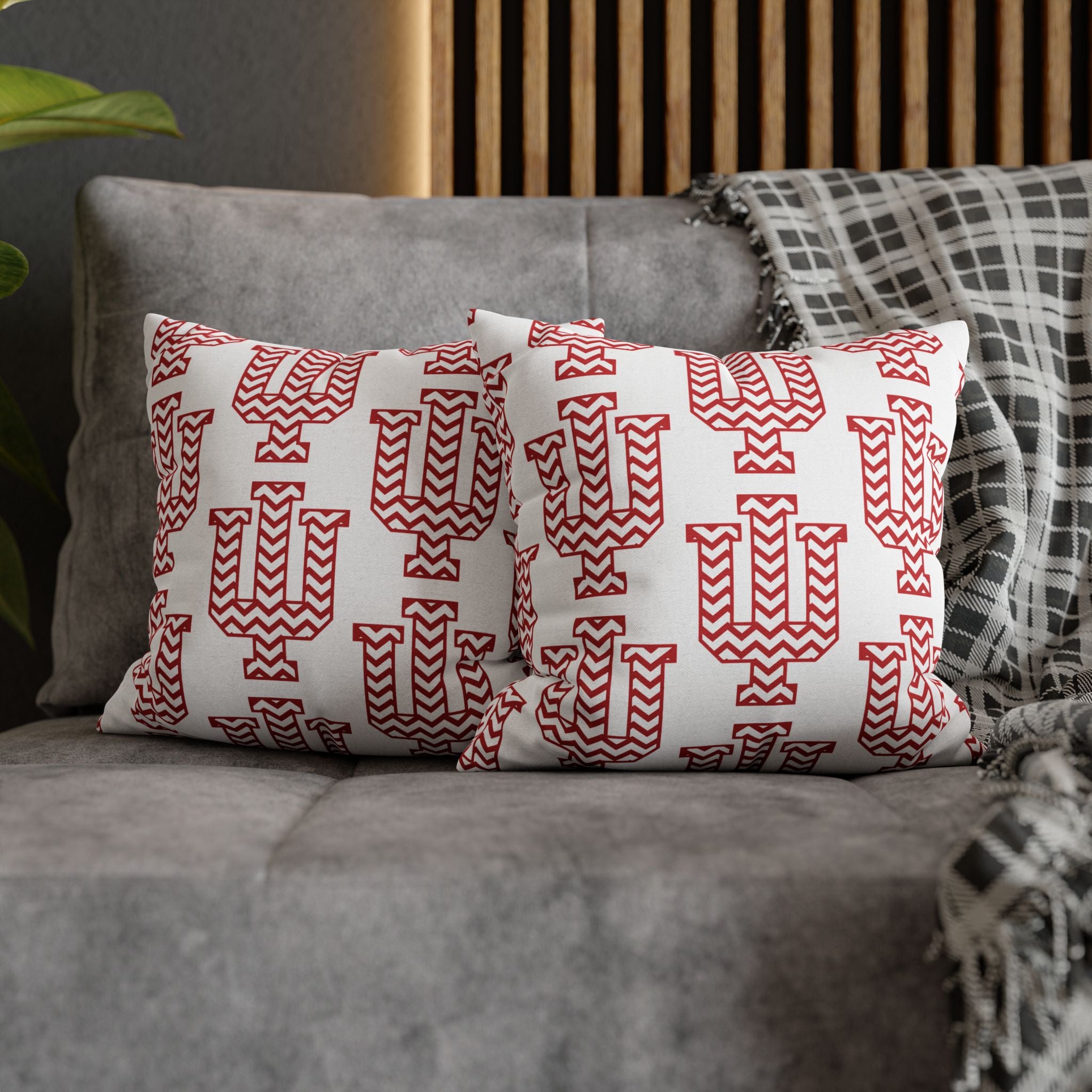 IU Chevron White Pillowcase