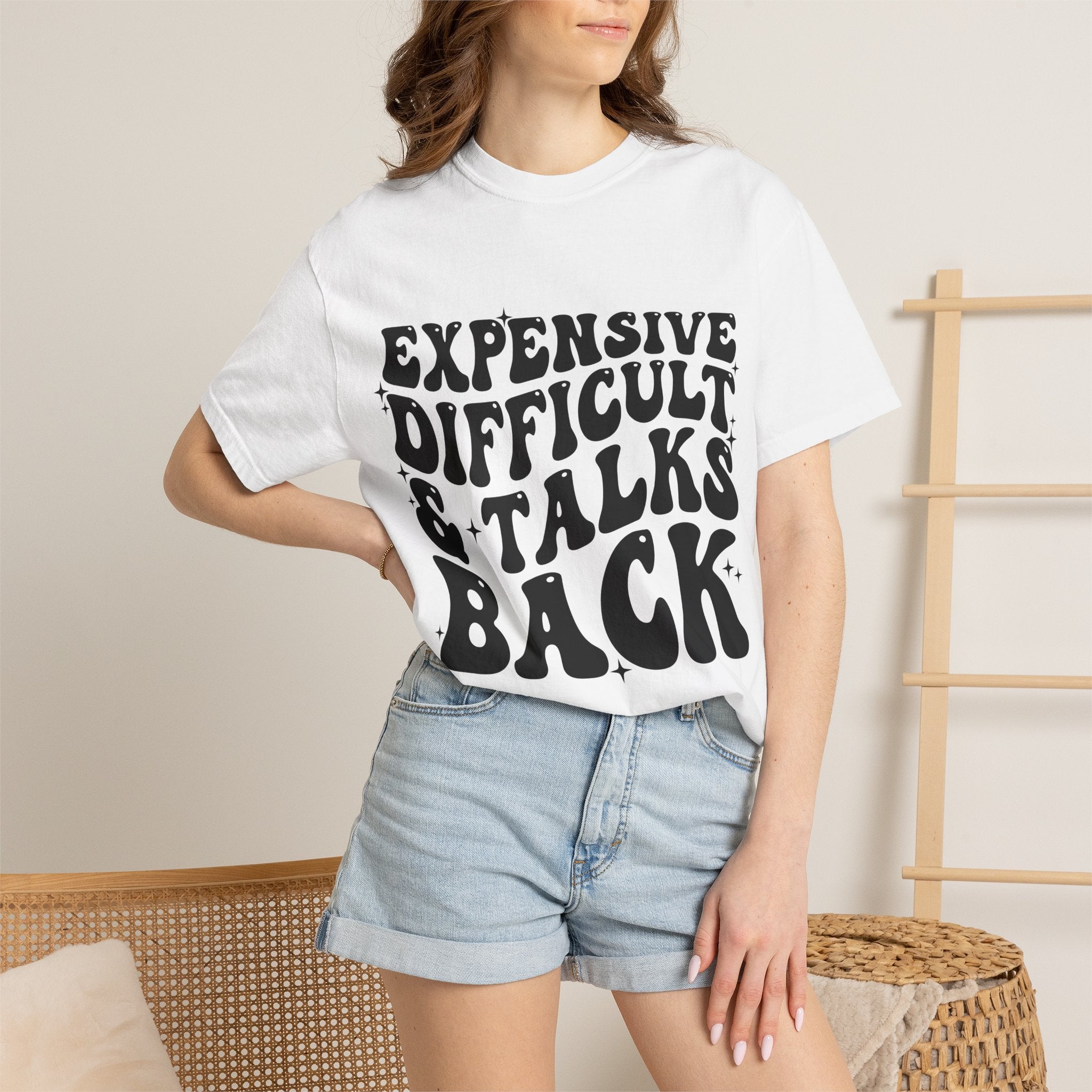 "Expensive, Difficult & Talks Back" Retro Tee