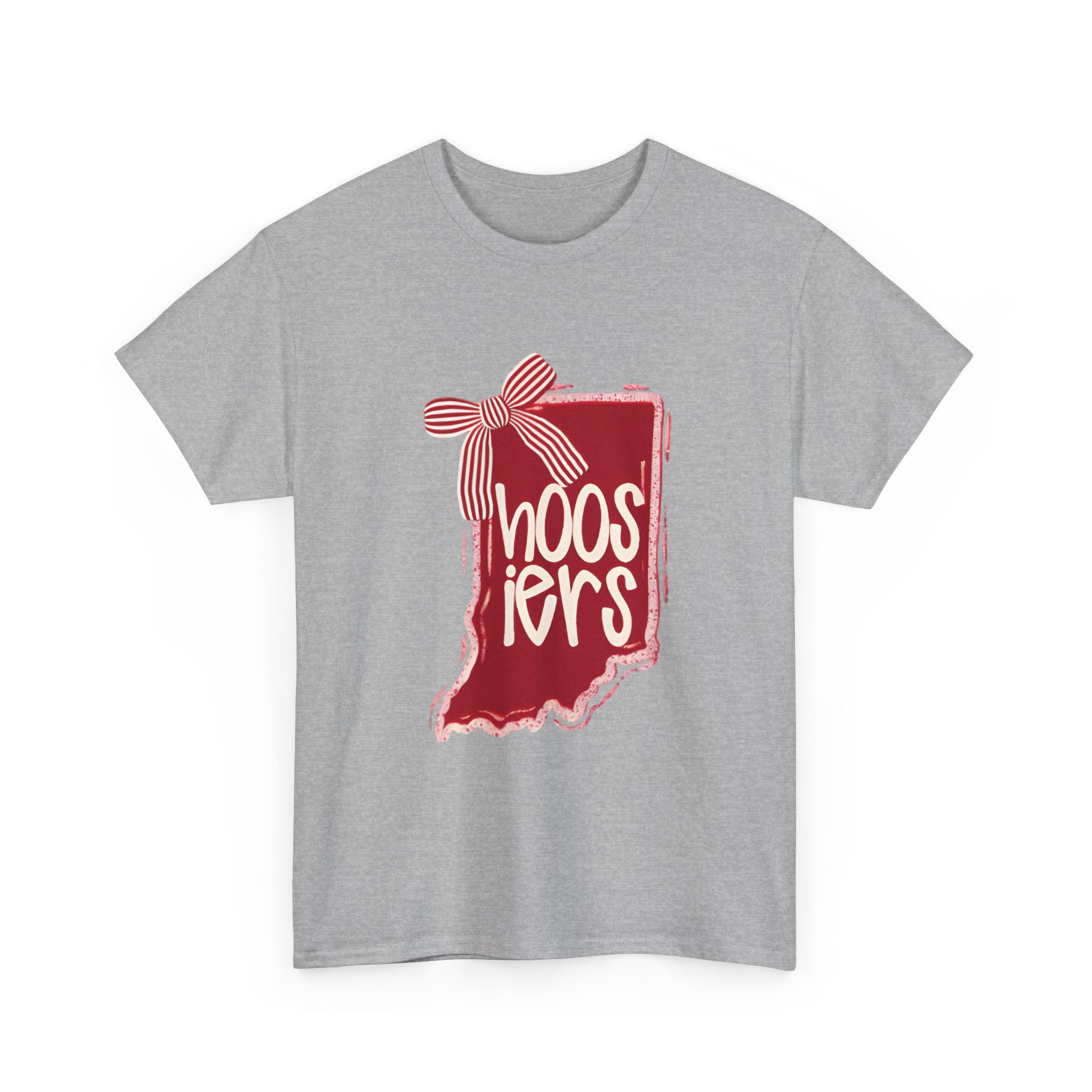 Indiana Hoosiers State with Bow Tee