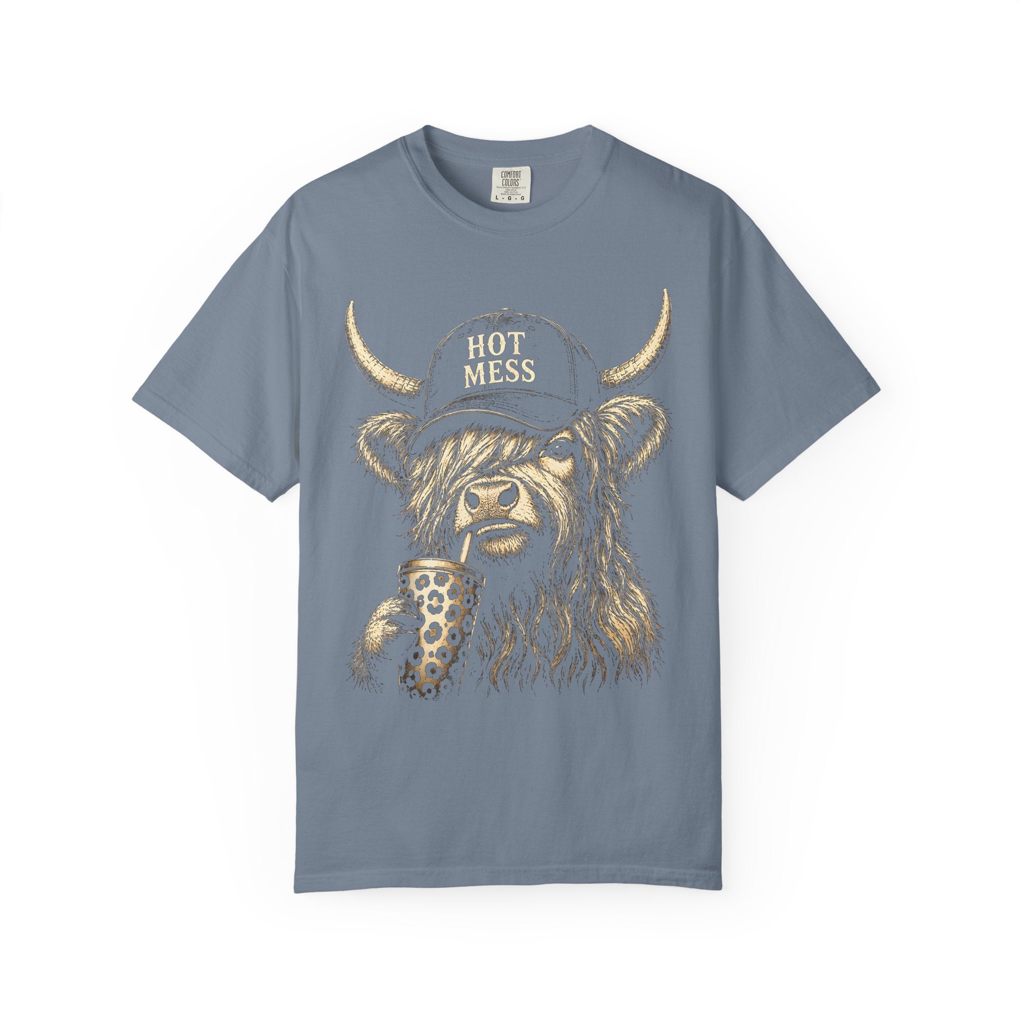 HOT MESS- Unisex Garment-Dyed T-shirt