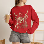 'Hot Mess' Cow Graphic Crewneck