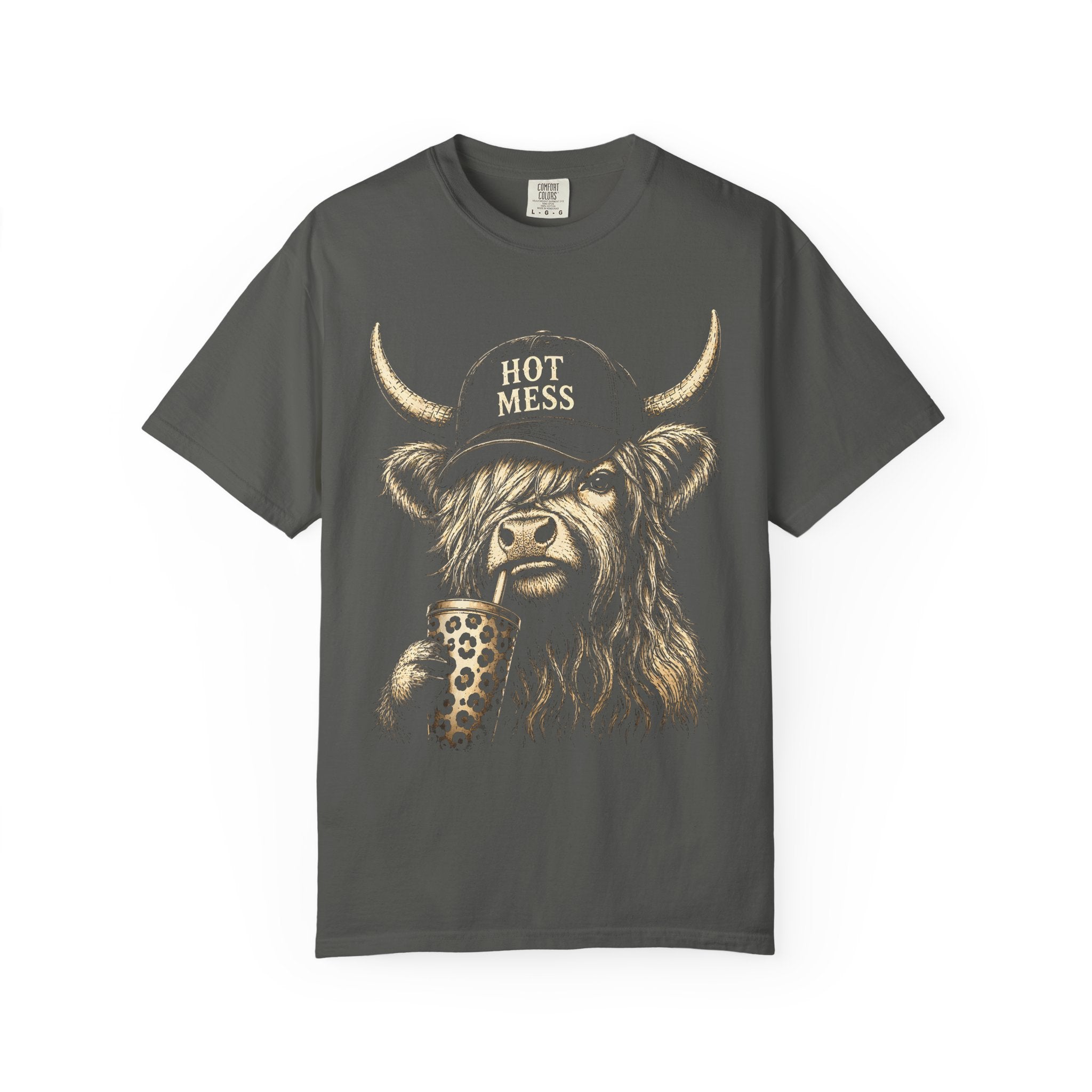HOT MESS- Unisex Garment-Dyed T-shirt