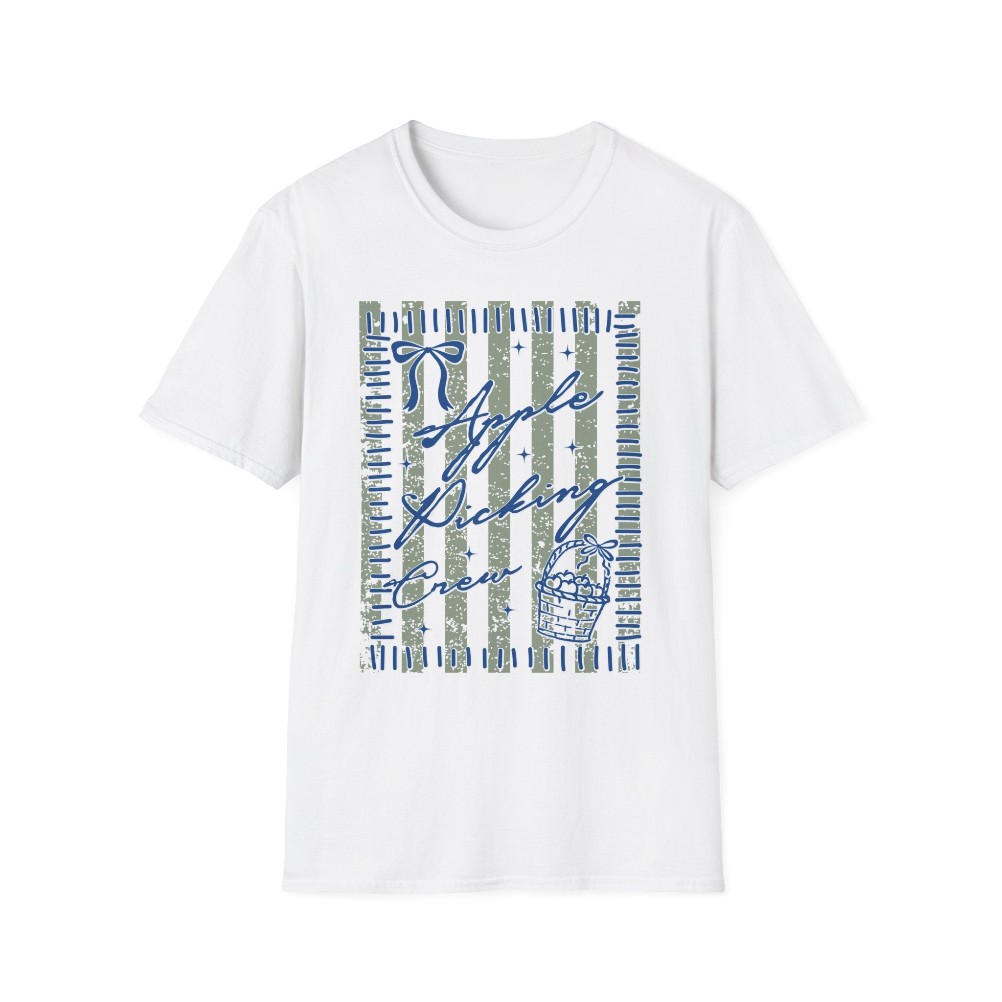 Apple Picking Club Striped Graphic Tee