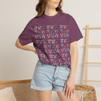 Red, White & Blue Ribbon Pattern T-shirt