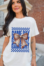 Rugby Bowknot GAME DAY Graphic Tee