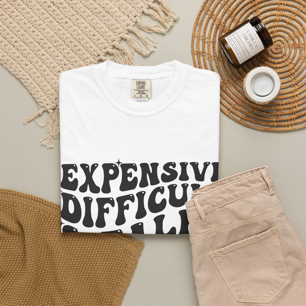 "Expensive, Difficult & Talks Back" Retro Tee