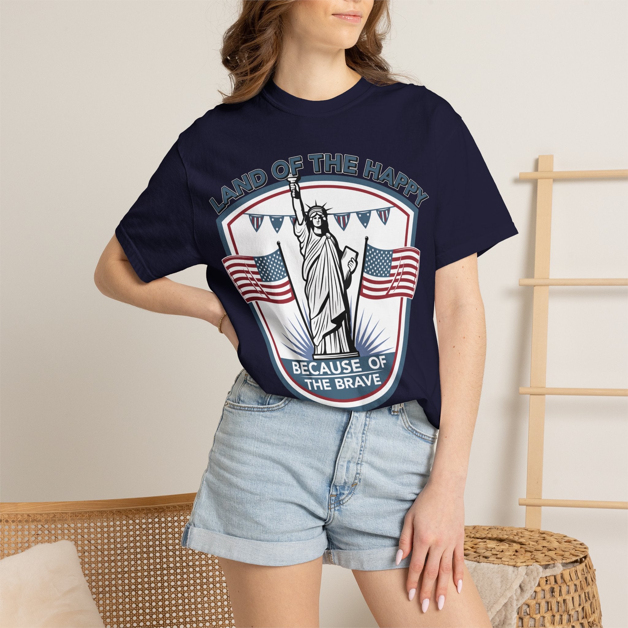 Land of the Happy Patriotic T-Shirt
