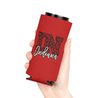 Indiana Leopard Print Double Sided Can Cooler