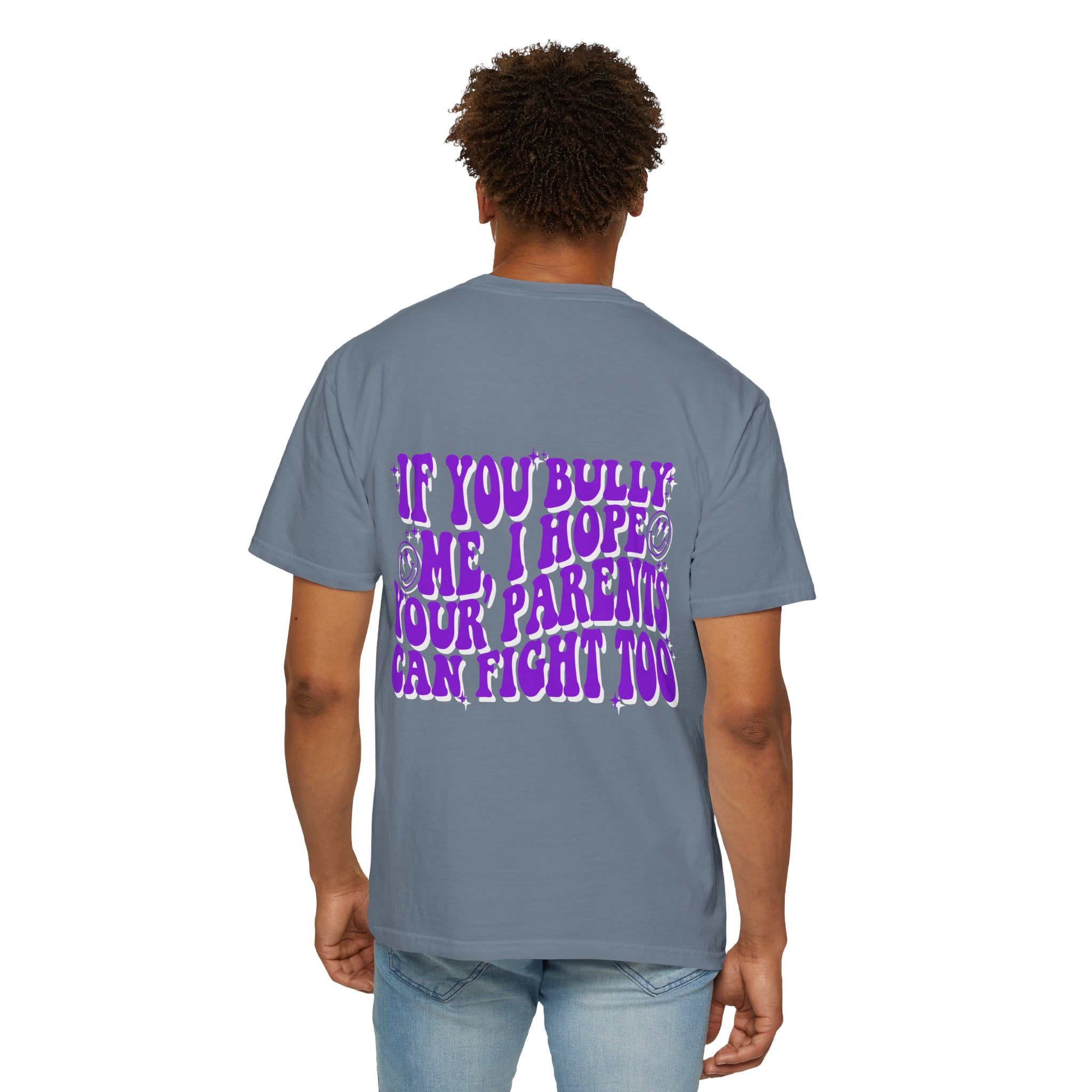 "If You Bully Me..." Drippy Smile Graphic Tee