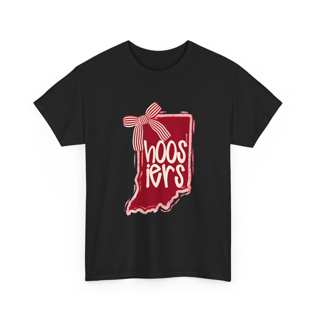 Indiana Hoosiers State with Bow Tee
