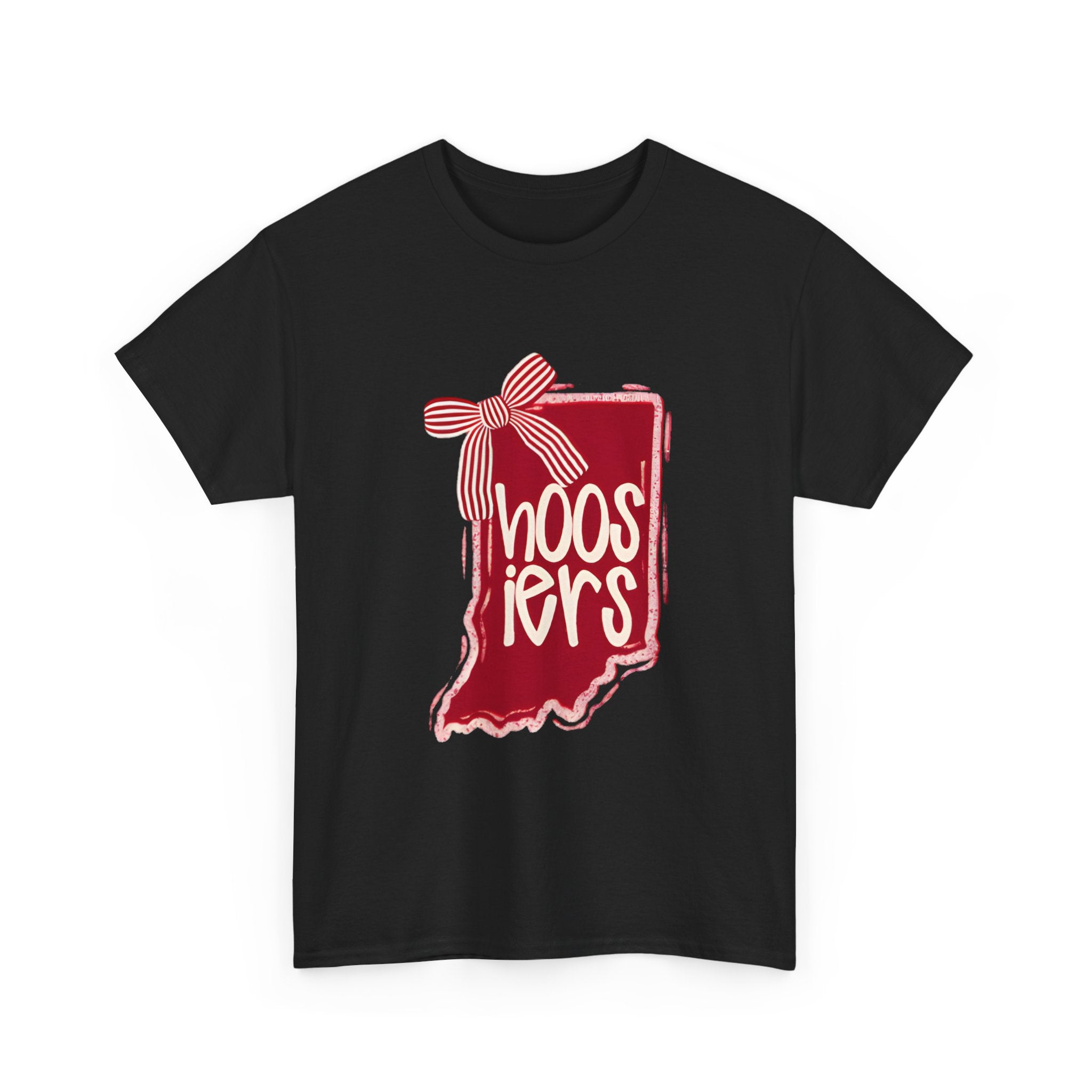 Indiana Hoosiers State with Bow Tee