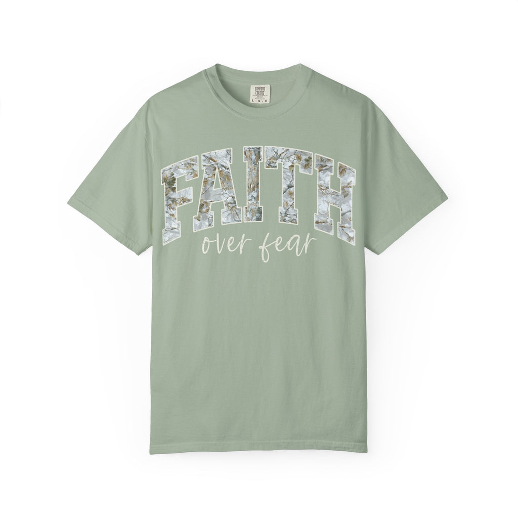 Faith Over Fear CAMO T-Shirt