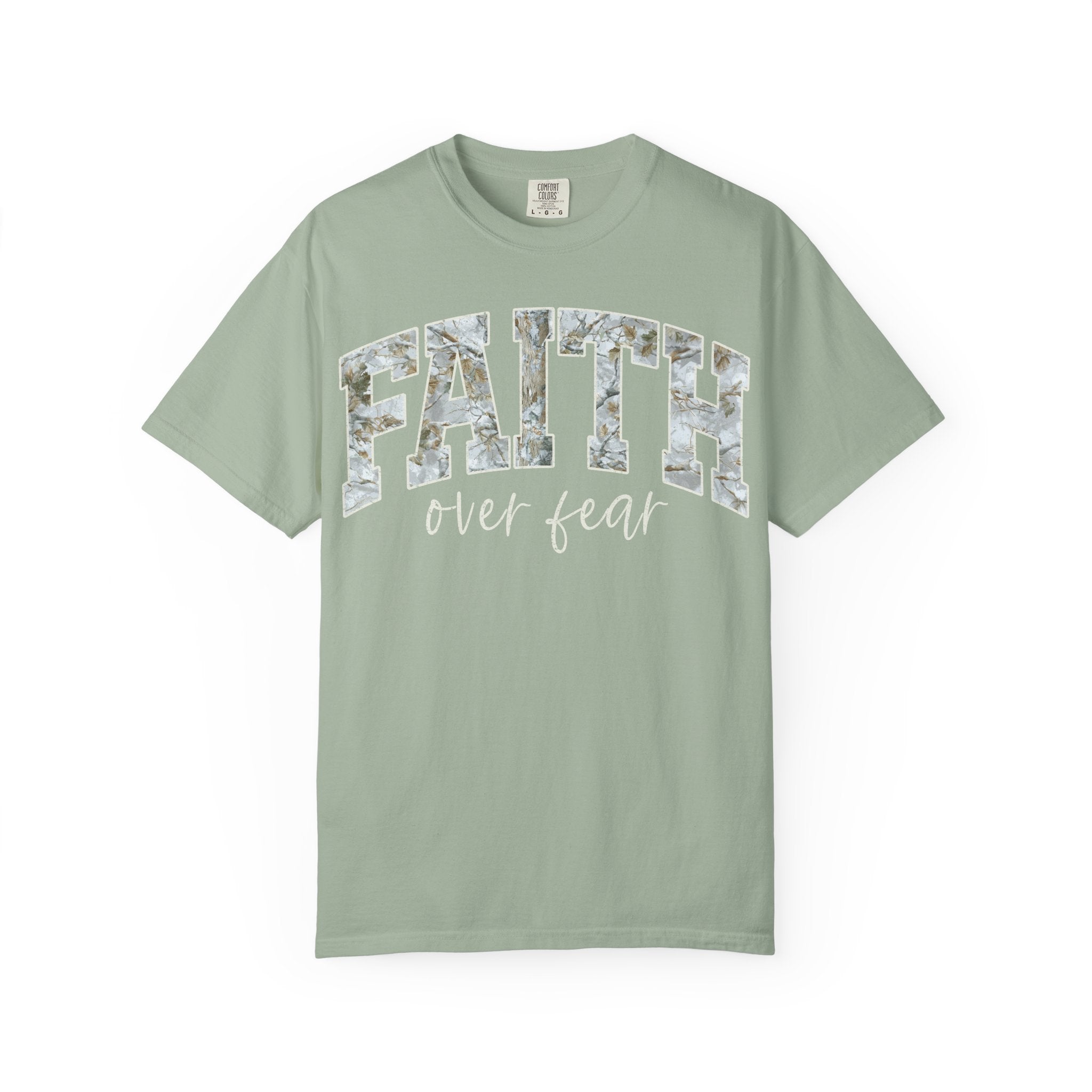 Faith Over Fear CAMO T-Shirt
