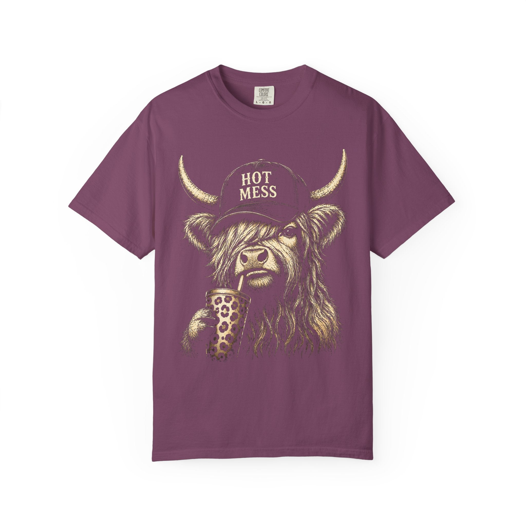HOT MESS- Unisex Garment-Dyed T-shirt