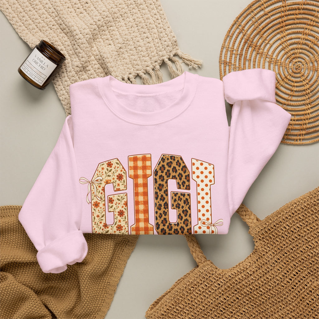 Gigi Patchwork Crewneck Sweatshirt