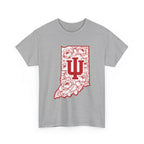 Indiana Floral State Tee