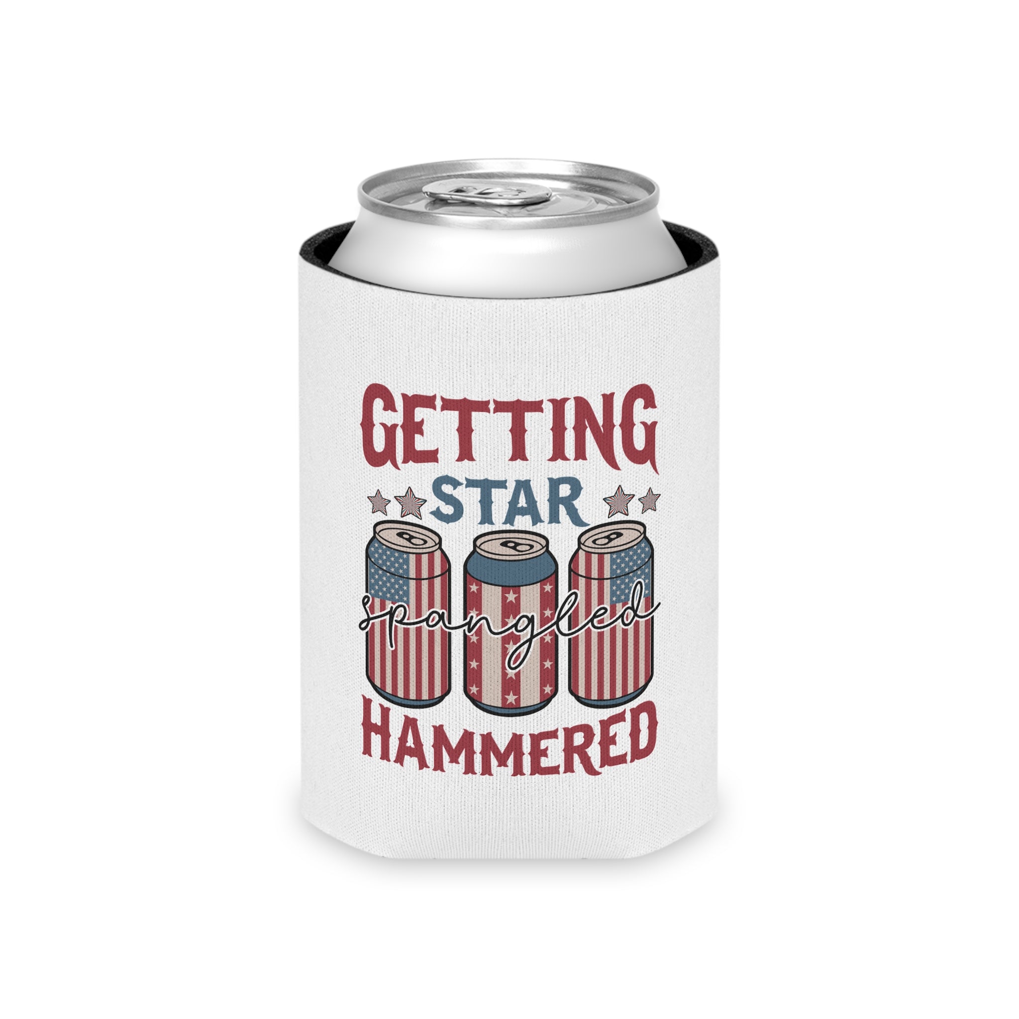 "Getting Star Spangled Hammered" Can Cooler