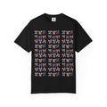 Red, White & Blue Ribbon Pattern T-shirt