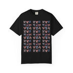 Red, White & Blue Ribbon Pattern T-shirt
