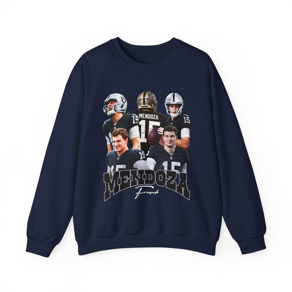 Mendoza Football Collage Crewneck