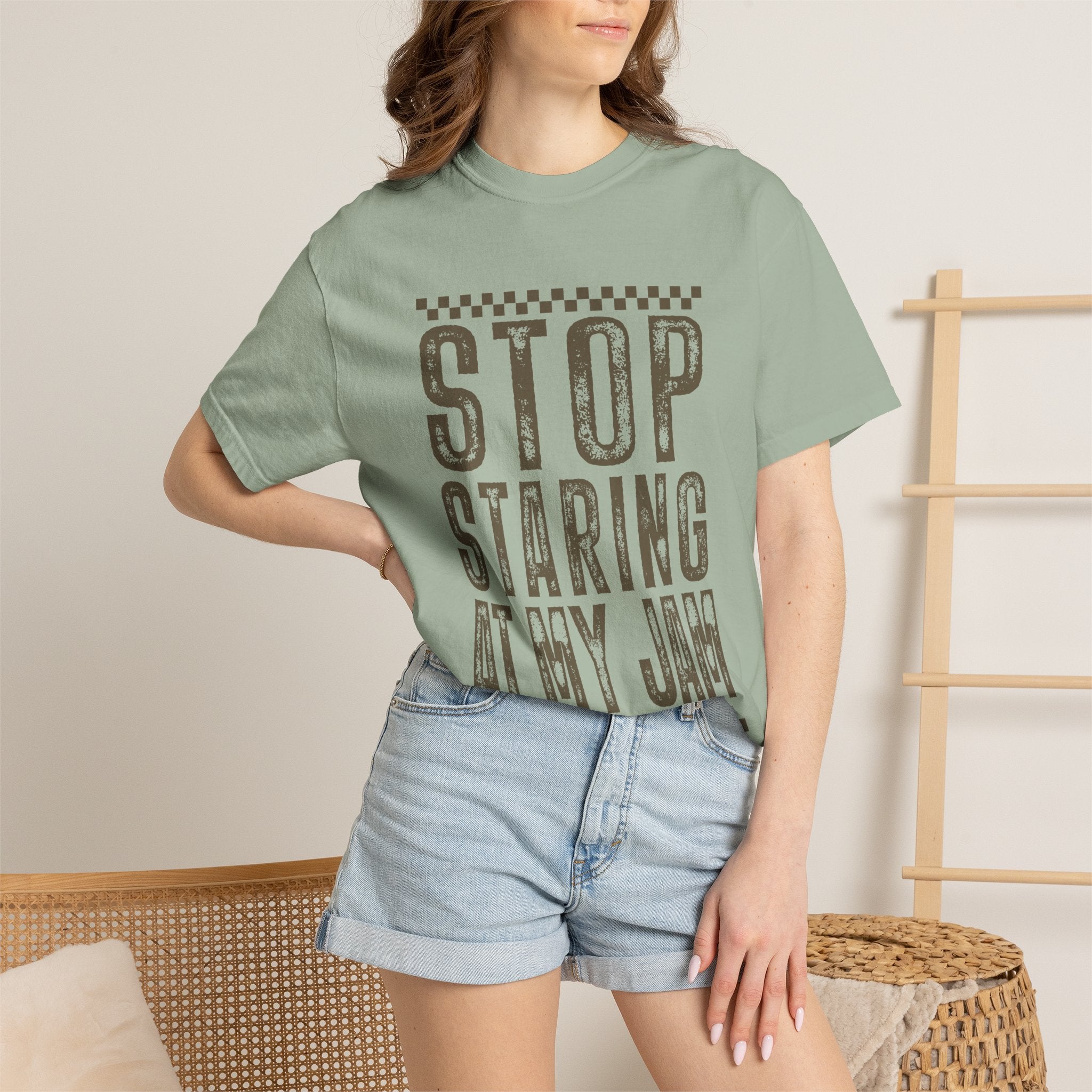 Stop Staring At My Jam Funny T-Shirt