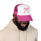 Pink Bow- Foam Trucker Hat