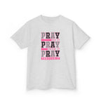 Kids "Pray On It, Pray Over It, Pray Through It" Tee