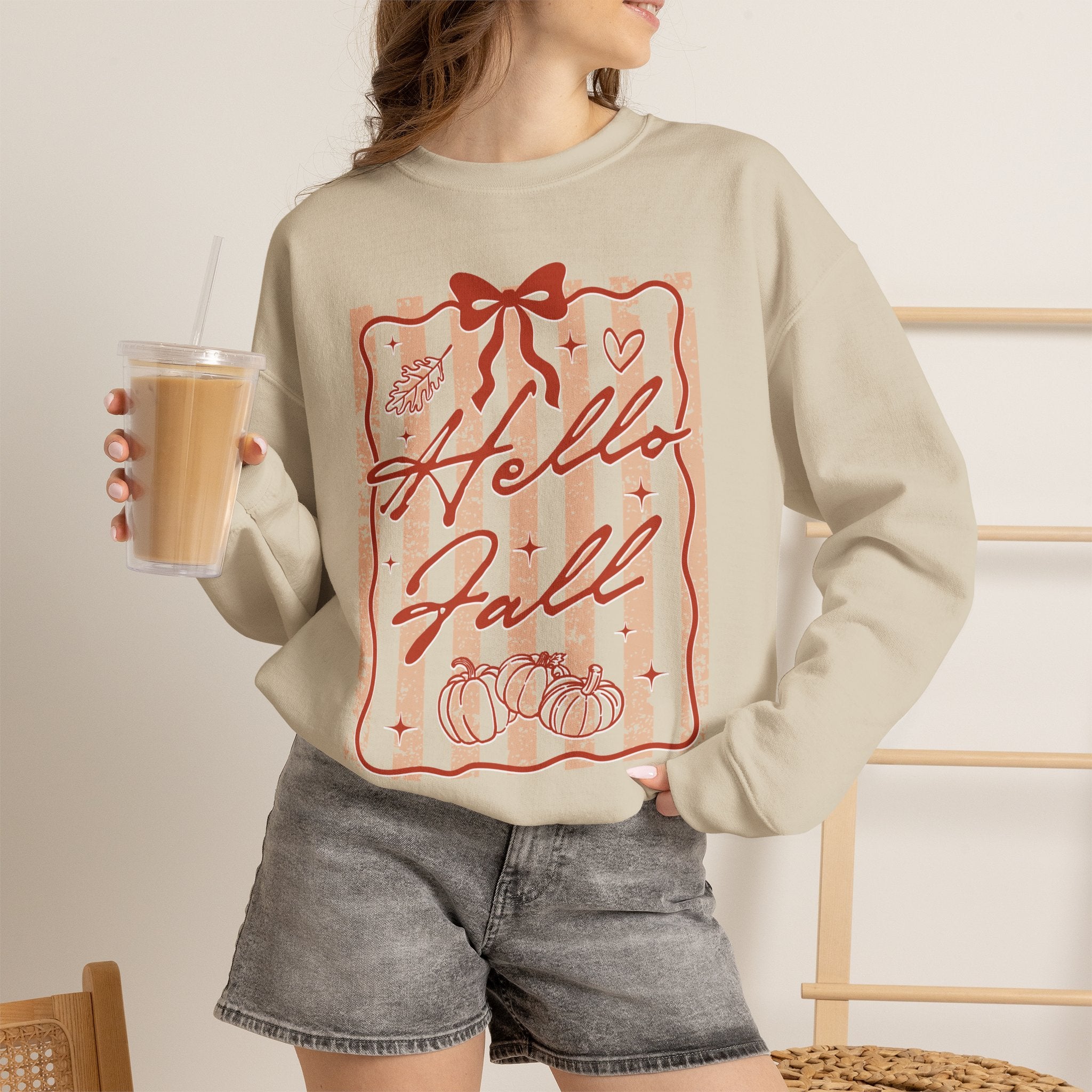 Hello Fall Crewneck Sweatshirt