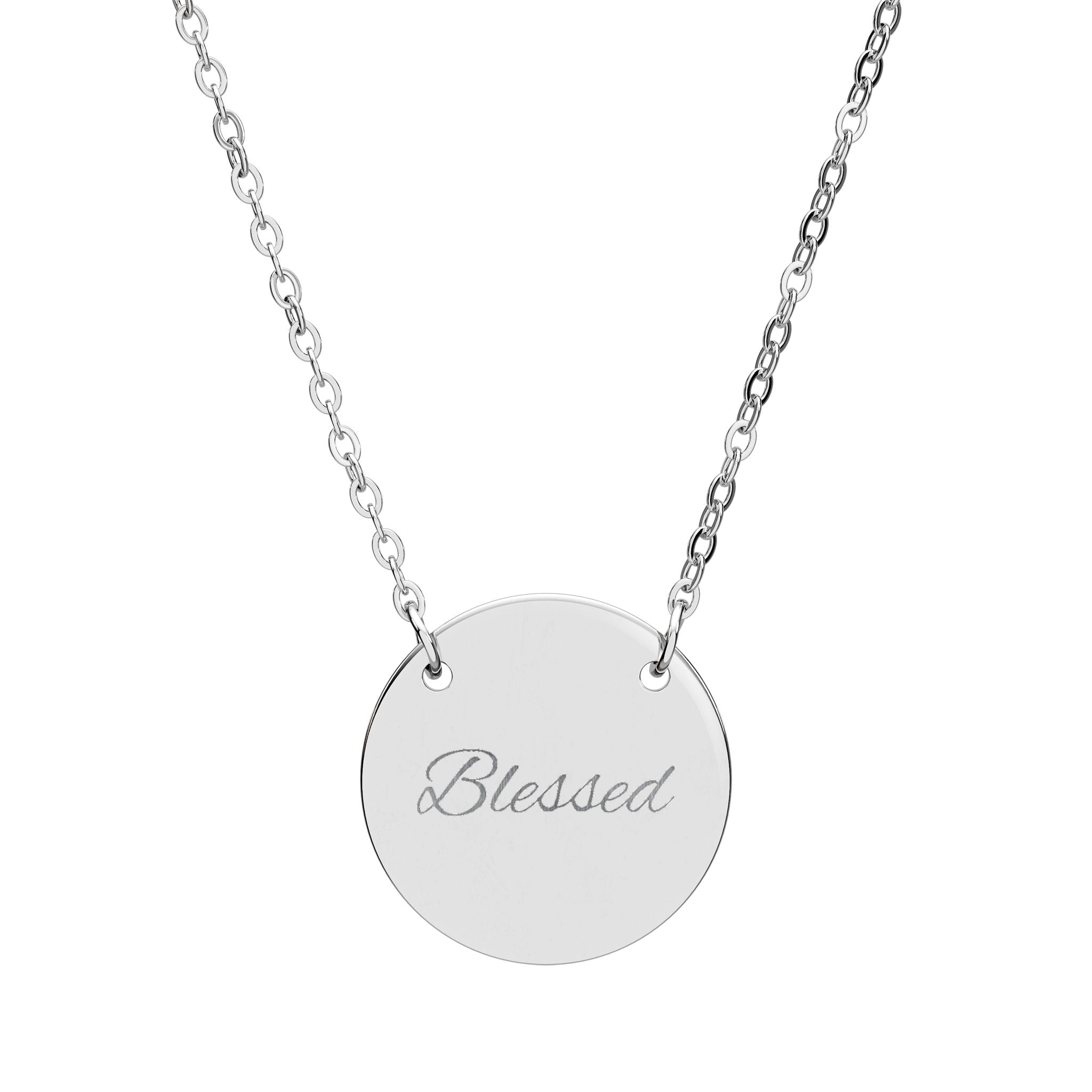 Engravable Circle Necklace
