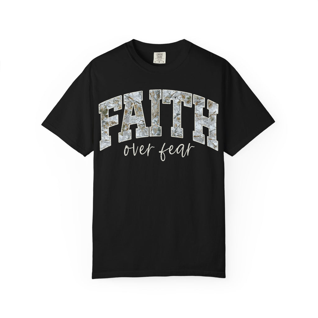 Faith Over Fear CAMO T-Shirt