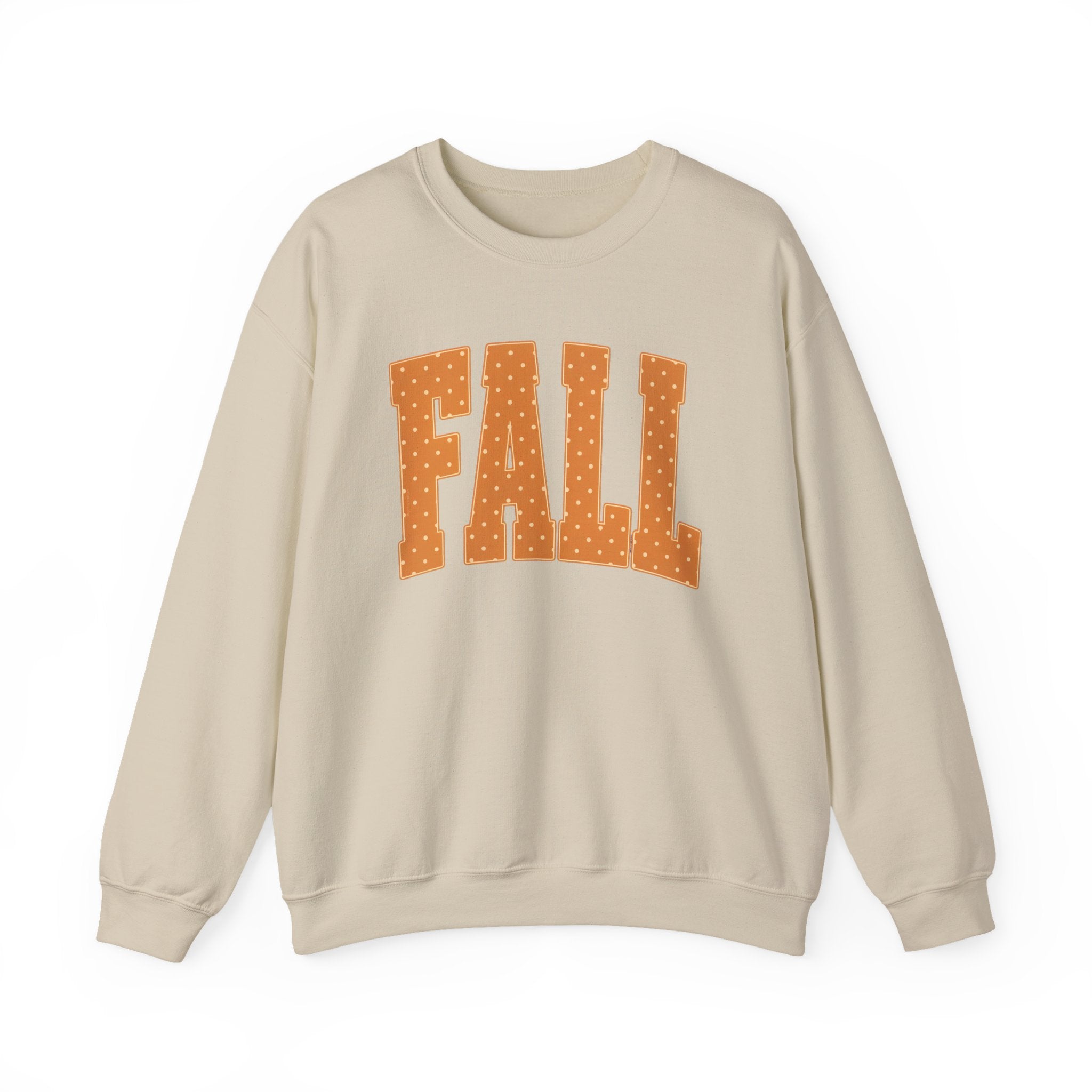Fall Polka Dot Crewneck Sweatshirt