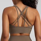 Cross Back High Impact Sports Bra