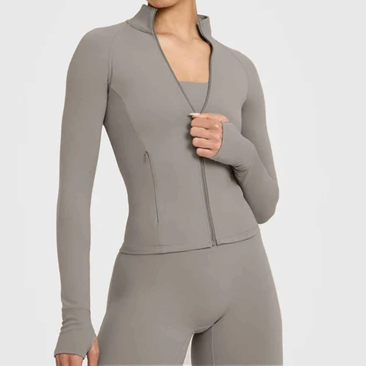 Women Activewear Jacket and Pants Set
