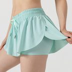 2 in 1 Flowy Active Shorts