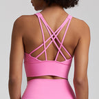 Cross Back High Impact Sports Bra