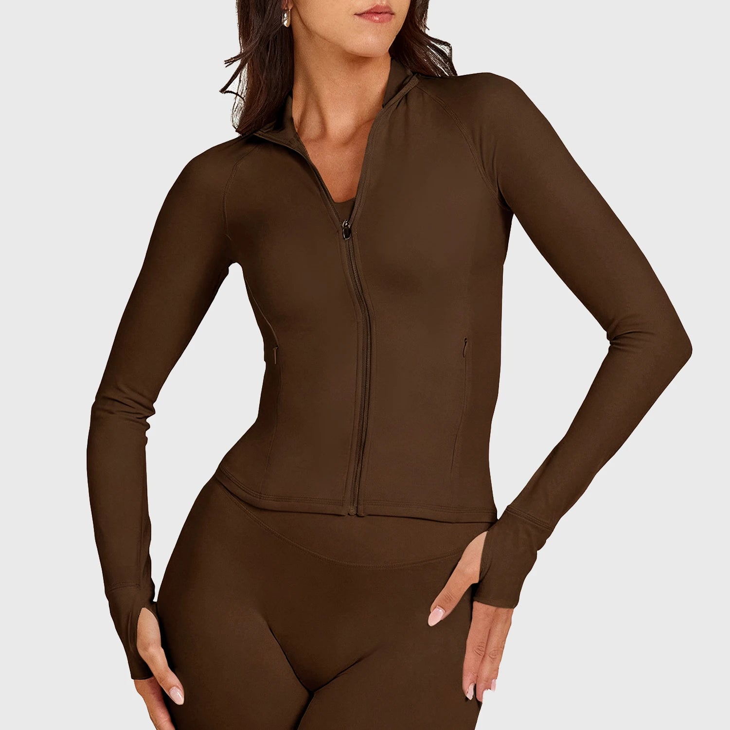 Women Activewear Jacket and Pants Set