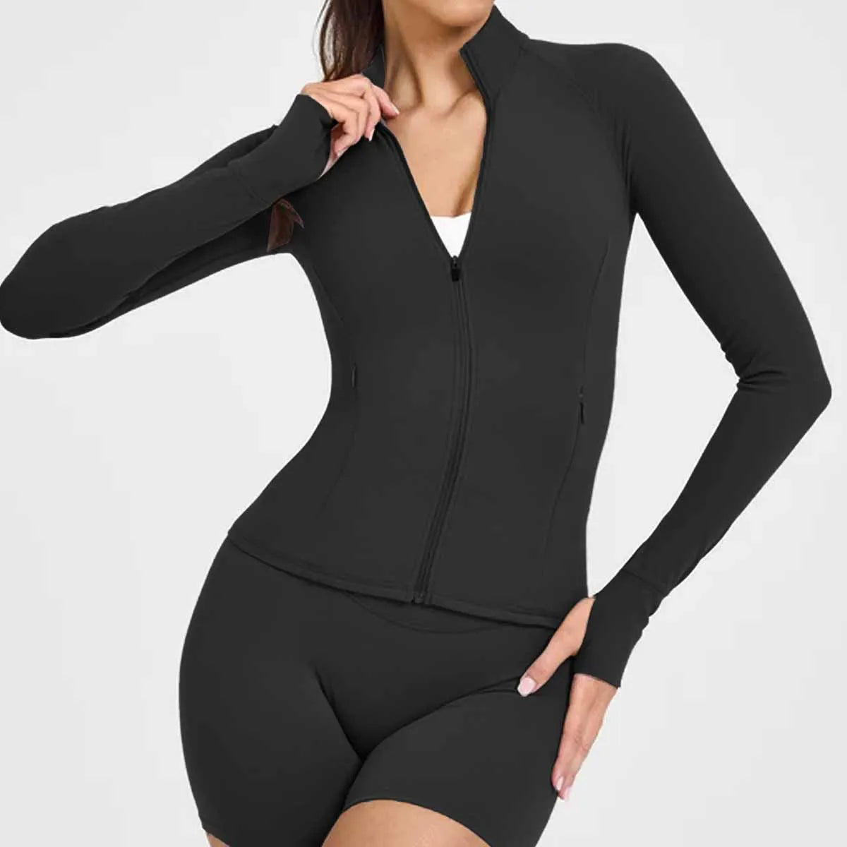 Women Activewear Jacket and Pants Set