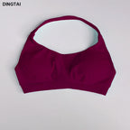 Women's 3 Piece Set: Halter Top, Leggings, Spandex