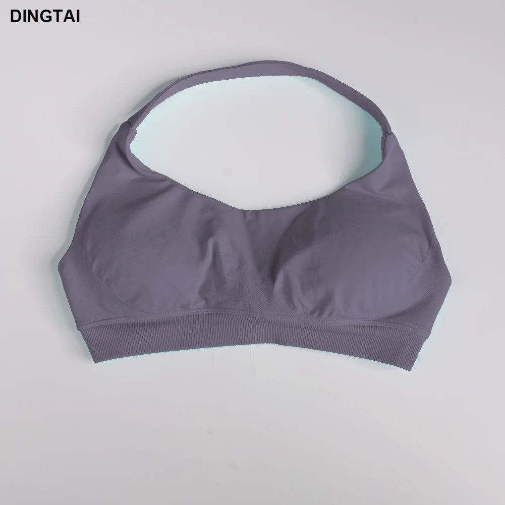 Women's 3 Piece Set: Halter Top, Leggings, Spandex