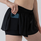 2 in 1 Flowy Active Shorts