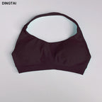 Women's 3 Piece Set: Halter Top, Leggings, Spandex