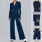 Women Activewear Jacket and Pants Set