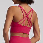Cross Back High Impact Sports Bra