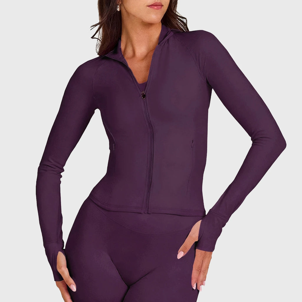 Women Activewear Jacket and Pants Set