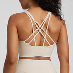 Cross Back High Impact Sports Bra