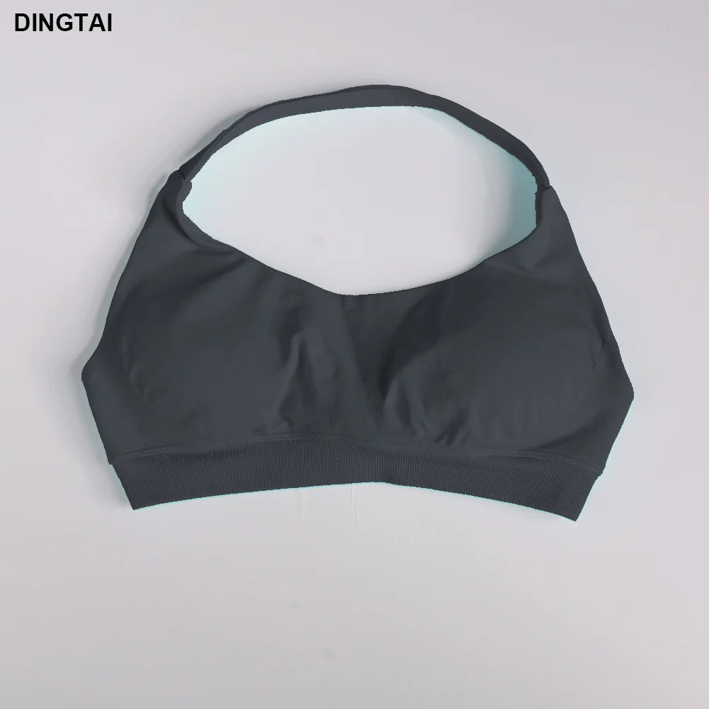 Women's 3 Piece Set: Halter Top, Leggings, Spandex