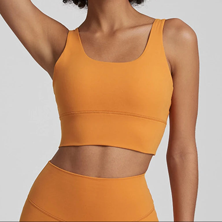Cross Back High Impact Sports Bra