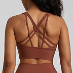 Cross Back High Impact Sports Bra