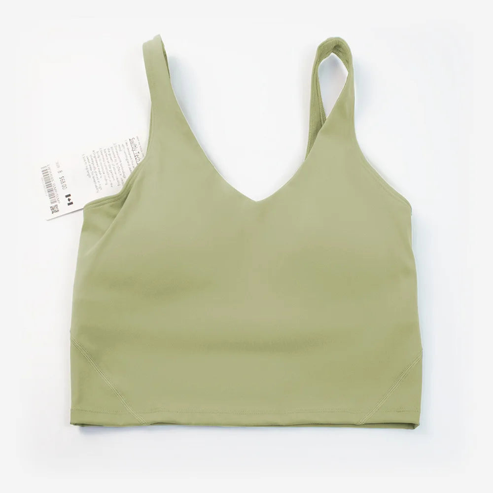 Sports Yoga Bra With Built-In Bra & Removable Pads